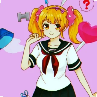 Sticker from Raibaru Fumetsu