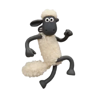 🏃‍♂ emoji Shaun the Sheep @MoiStikiBot Telegram sticker 23 of 104