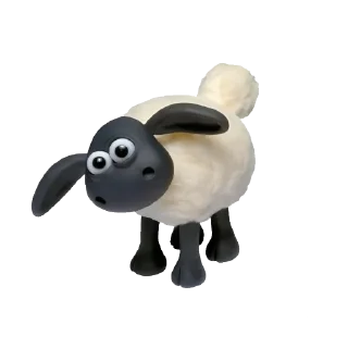 🙃 emoji Shaun the Sheep @MoiStikiBot Telegram sticker 16 of 104