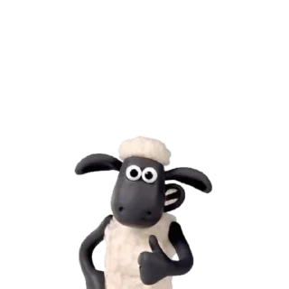 👍 emoji Shaun the Sheep @MoiStikiBot Telegram sticker 8 of 104