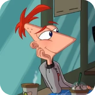 😊 emoji Phineas • @Earth928B Telegram sticker 10 of 45