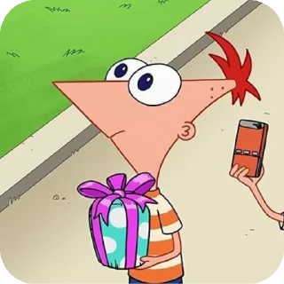 😕 emoji Phineas • @Earth928B Telegram sticker 14 of 45