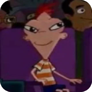 😏 emoji Phineas • @Earth928B Telegram sticker 7 of 45