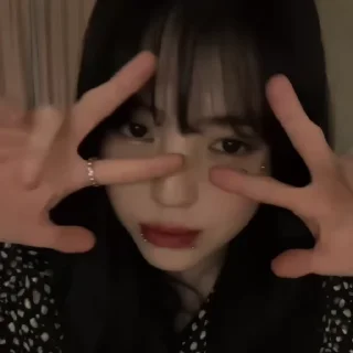 🖤 emoji han sohee @d1nsk Telegram sticker 6 of 40