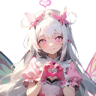 🫶 emoji Stable Waifu Stickers @StableWaifuBot Telegram sticker 14 of 65