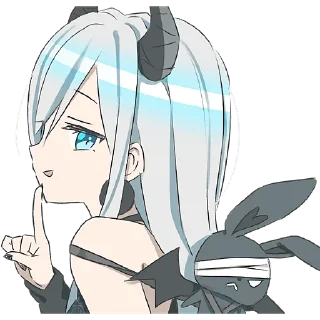 Sticker from Серебряная дьяволица @Nyasticks