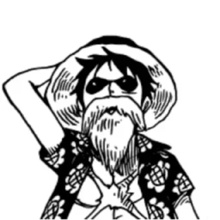 😎 emoji Луффи 228 Telegram sticker 16 of 120