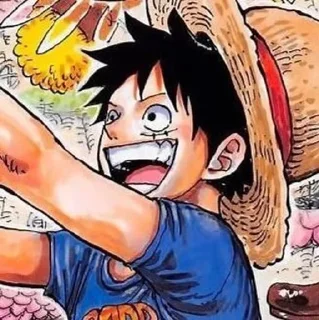 Sticker from Luffy @One_piece_stic