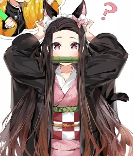 🐚 emoji Nezuko chaaan~ Telegram sticker 18 of 120