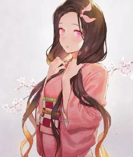 🐚 emoji Nezuko chaaan~ Telegram sticker 13 of 120