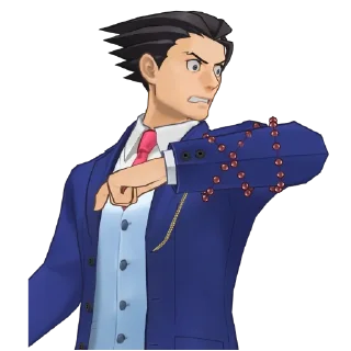 😳 emoji Phoenix Wright: Ace Attorney
Spirit of Justice Telegram sticker 16 of 96