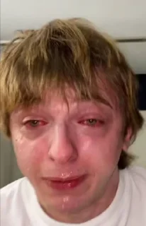 🫣 emoji Миша хуйло здарова Telegram sticker 19 of 24
