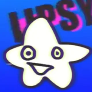 ⭐️ emoji 5 little happy star running around Telegram sticker 22 of 90