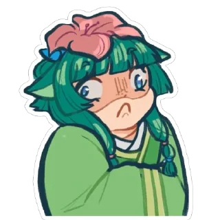 🫥 emoji Maomao by:whos_sakutara(instagram) Telegram sticker 20 of 42