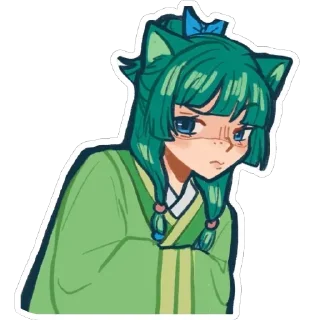 😰 emoji Maomao by:whos_sakutara(instagram) Telegram sticker 15 of 42