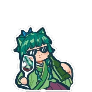 😎 emoji Maomao by:whos_sakutara(instagram) Telegram sticker 5 of 42