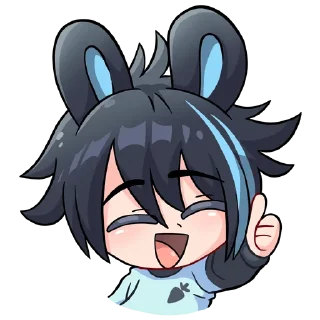 👍 emoji Тёмный Эдди Telegram sticker 5 of 48