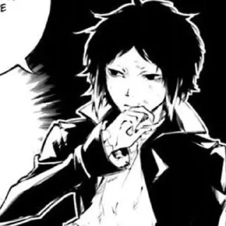 ☠️ emoji Akutagawa Ryunosuke @Akytikkk Telegram sticker 20 of 97