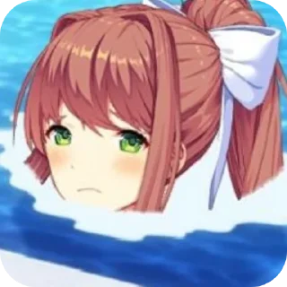 😕 emoji DDLCSHIT2😨 By @MixaCute 🥰 Telegram sticker 20 of 69