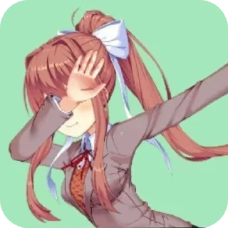 😎 emoji DDLCSHIT2😨 By @MixaCute 🥰 Telegram sticker 22 of 69