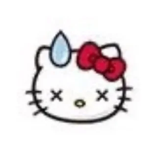 😵 emoji китти Telegram sticker 8 of 30