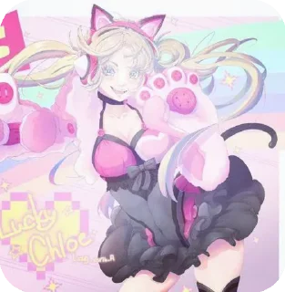 🎀 emoji 🎀Lucky Chloe🎀  @Earth928B Telegram sticker 16 of 20