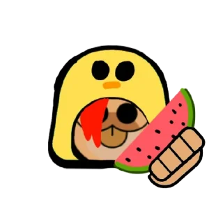 🍉 emoji Батончик Telegram sticker 22 of 39