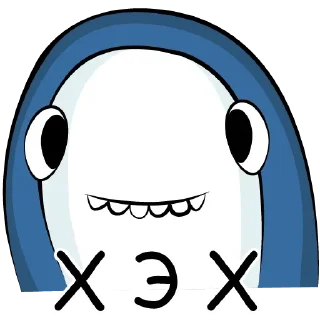 🙂 emoji Shark @stickersb2b Telegram sticker 17 of 25