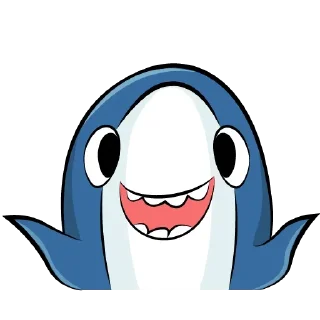 😀 emoji Shark @stickersb2b Telegram sticker 18 of 25