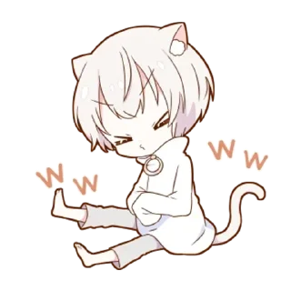 🌟 emoji Милашка-кун - @tg_sticks Telegram sticker 13 of 40