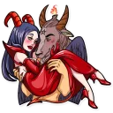 💏 emoji Miss Devil Telegram sticker 22 of 26