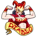 💪 emoji Miss Devil Telegram sticker 20 of 26