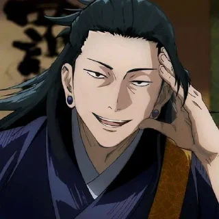 🌟 emoji Suguru Geto -> для 𝑀𝑜𝑙𝑙𝑦 Telegram sticker 4 of 83