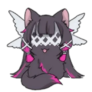 🐈 emoji ☆ Коломбина ☆ :: @myworksMQ Telegram sticker 24 of 25