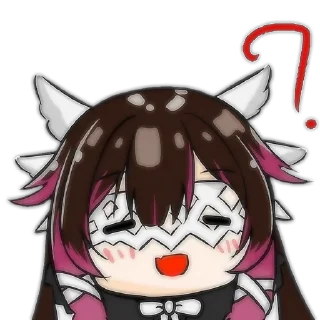 🤔 emoji ☆ Коломбина ☆ :: @myworksMQ Telegram sticker 23 of 25
