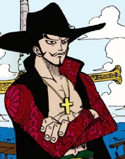 😑 emoji Dracule Mihawk Telegram sticker 16 of 20