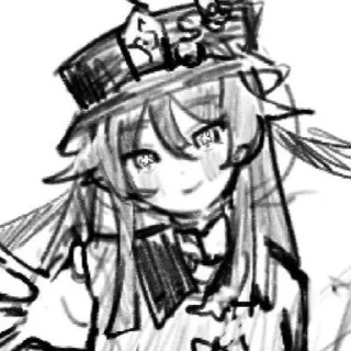 🤍 emoji хутаошка чб Telegram sticker 21 of 22