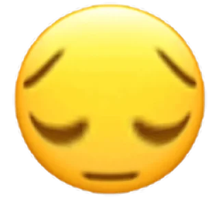 😔 emoji Чт... Telegram sticker 16 of 81