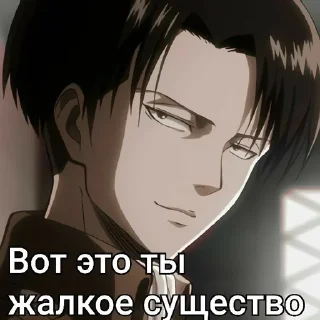 😂 emoji Атака титанов топчик Telegram sticker 13 of 22
