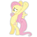 👊 emoji Fluttershy by @kalsertlt Telegram sticker 23 of 115