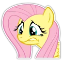 😖 emoji Fluttershy by @kalsertlt Telegram sticker 16 of 115