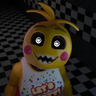 🌟 emoji БОЛЬШЕ ⇨ @CLOOBHUB ТОЙ ЧИКА ФНАФ TOY CHICA FNAF Telegram sticker 23 of 40