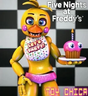 🌟 emoji БОЛЬШЕ ⇨ @CLOOBHUB ТОЙ ЧИКА ФНАФ TOY CHICA FNAF Telegram sticker 21 of 40