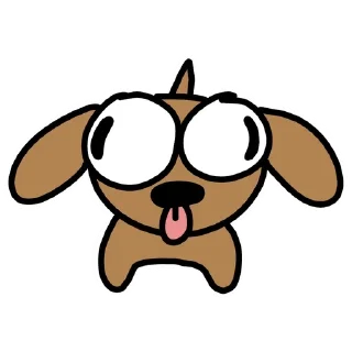 😋 emoji Это собака Telegram sticker 8 of 9