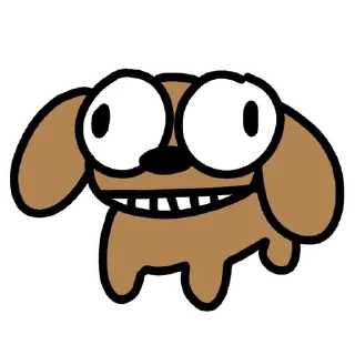 🙂 emoji Это собака Telegram sticker 5 of 9
