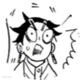 😨 emoji Tanjiro kny Telegram sticker 10 of 16