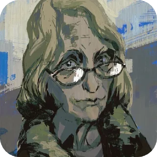 📖 emoji Disco portraits :: @artegoser_stickers Telegram sticker 9 of 92
