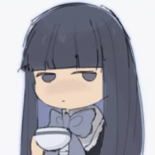 😒 emoji ♡Бернкастель / Bernkastel♡ by @rpp_chatikk Telegram sticker 19 of 73