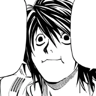 🌟 emoji L Lawliet Telegram sticker 6 of 28