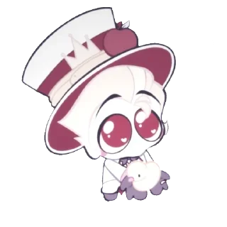 🍎 emoji БОЛЬШЕ ⇨ @CLOOBHUB ЛЮЦИФЕР ОТЕЛЬ ХАЗБИН LUCIFER ТГ Telegram sticker 5 of 53